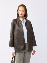 ז'קט עור פרלה