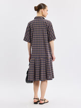 שמלה סקוויד משבצות