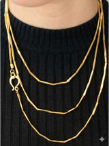 שרשרת עצמות ארוכה עבודת יד