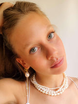 שרשרת שכבות פנינים אריאל