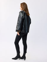 ז'קט עור פרלה