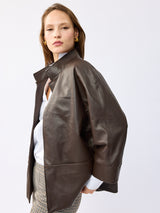 ז'קט עור פרלה