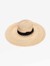 כובע קש רחב שוליים