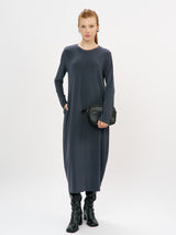 שמלה רותם שרוול ארוך