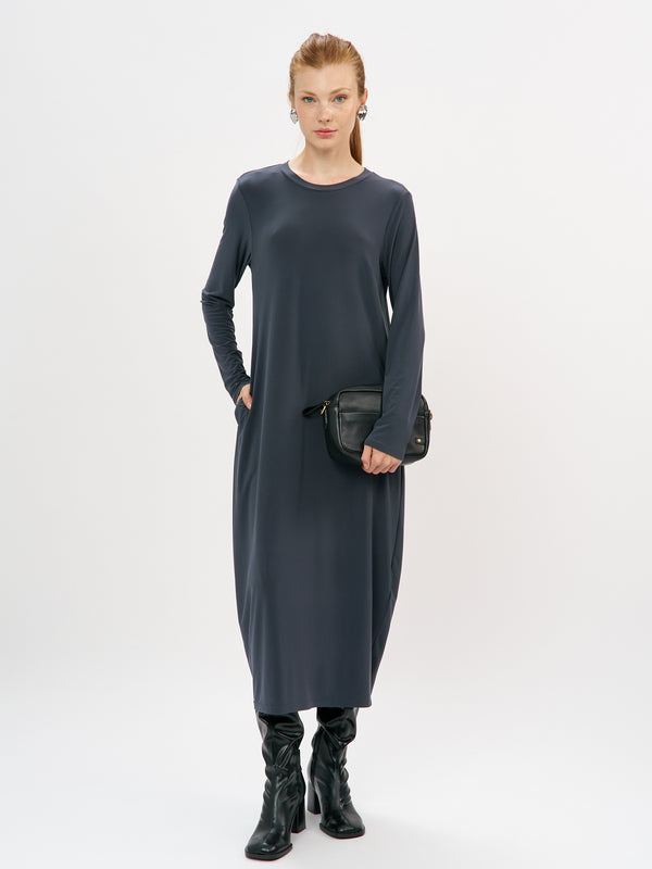 שמלה רותם שרוול ארוך