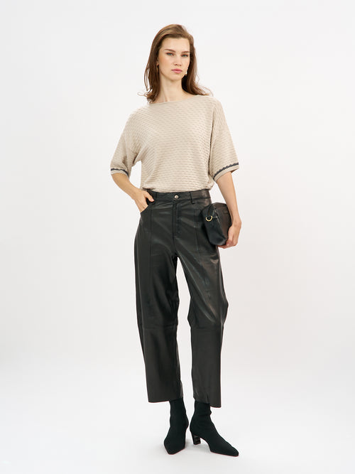 מכנסי עור סאשה