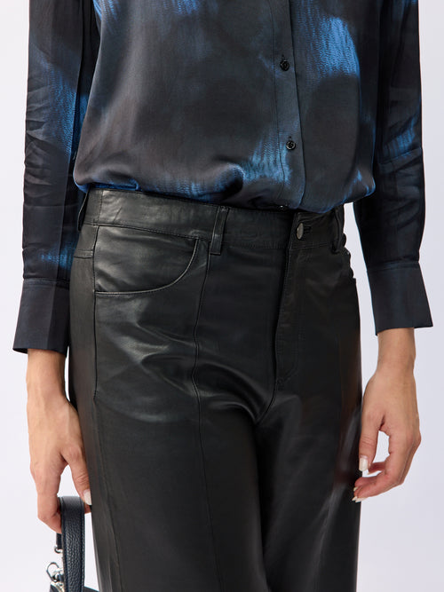 מכנסי עור אמל