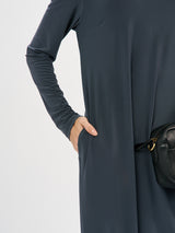 שמלה רותם שרוול ארוך