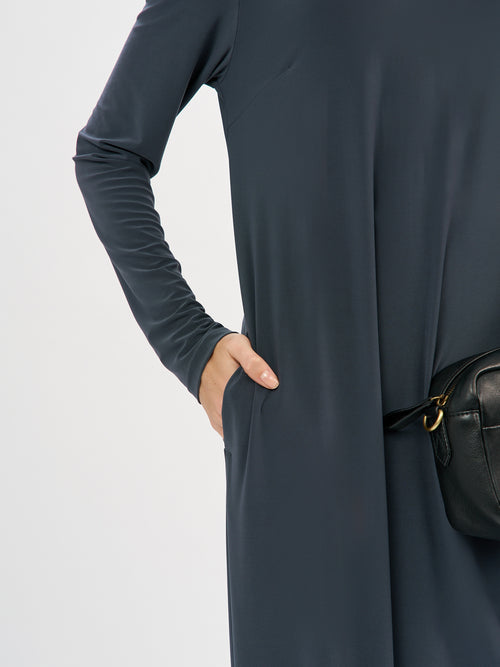 שמלה רותם שרוול ארוך