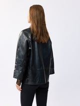 ז'קט עור פרלה