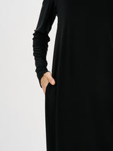 שמלה רותם שרוול ארוך