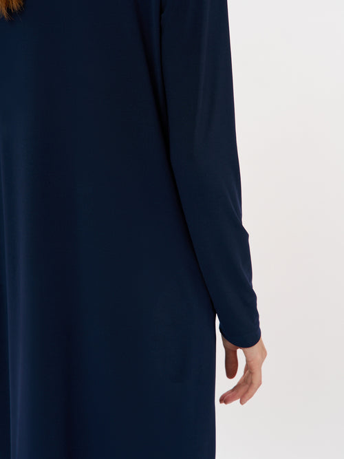 שמלה רותם שרוול ארוך