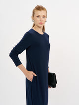 שמלה רותם שרוול ארוך