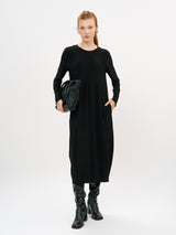 שמלה רותם שרוול ארוך