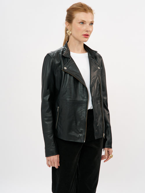 מעיל עור דיימון