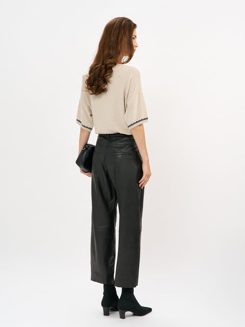 מכנסי עור סאשה