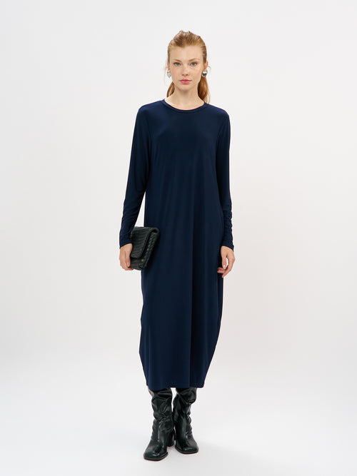 שמלה רותם שרוול ארוך