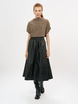 חצאית עור אלברטה