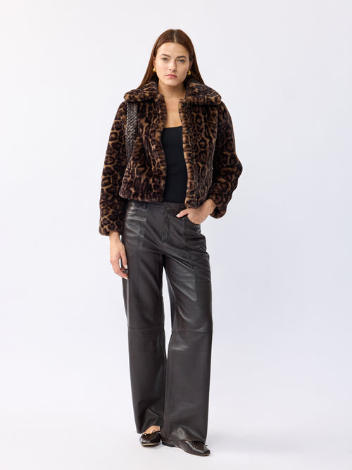 מכנסי ארנו עור