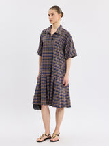 שמלה סקוויד משבצות