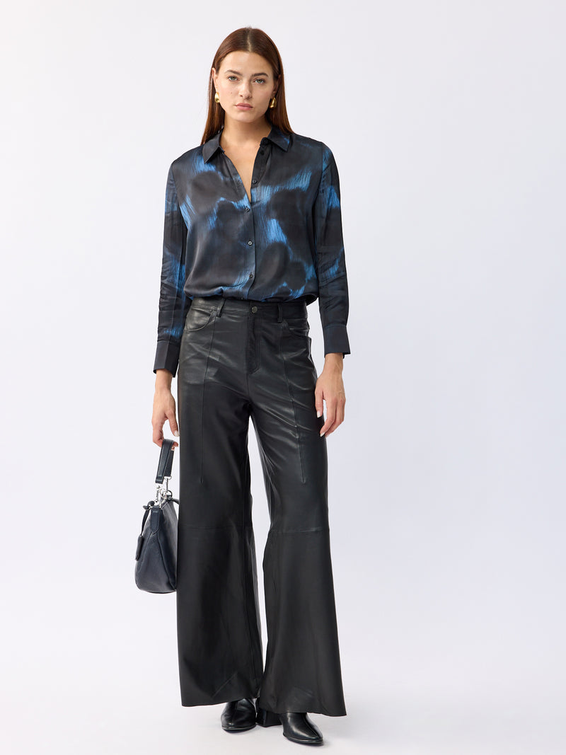 מכנסי עור אמל