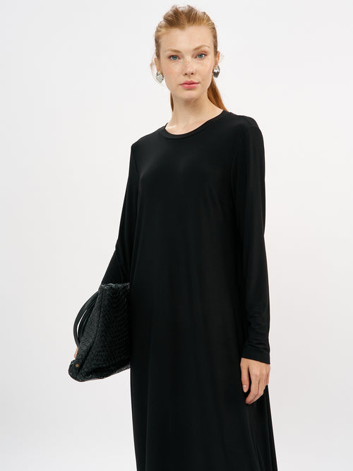 שמלה רותם שרוול ארוך