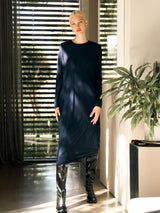 שמלה רותם שרוול ארוך