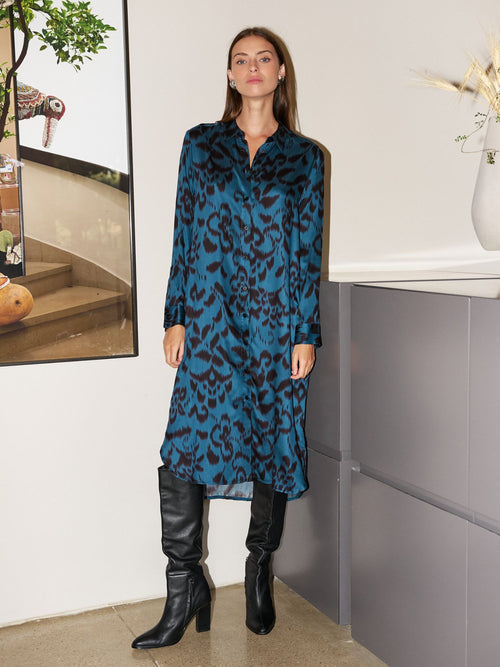 שמלה בונדי סאטן